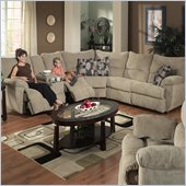 Catnapper Challenger Reclining Sectional Set With Full Sleeper