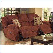 Catnapper Conrad Power Reclining Sofa in Chianti and Velvet