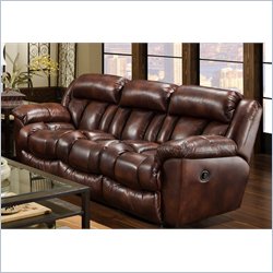Catnapper Eclipse Reclining Sofa in Cognac