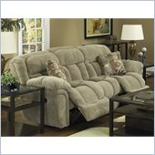 Catnapper Tundra Reclining Sofa in Sage and Moss