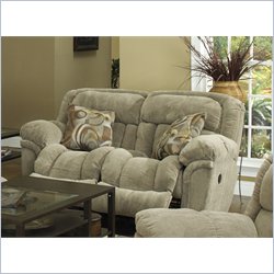 Catnapper Tundra Rocking Reclining Loveseat in Sage and Moss