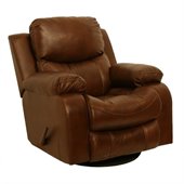 Catnapper Dallas Swivel Glider Recliner in Tobacco