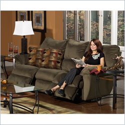 Catnapper Prism Power Reclining Sofa in Mocha and Autumn