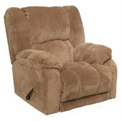 Catnapper Hogan Inch Away Wall Hugger Recliner Chair in Camel
