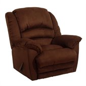 Catnapper Revolver Chaise Rocker Recliner Chair in Chocolate