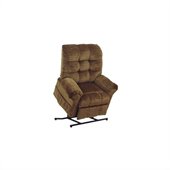 Catnapper Omni Power Lift Full Lay-Out Chaise Recliner Chair in Havana