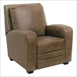 Catnapper Avanti Bonded Leather No Handle Reclining Chair in Mink Best Price