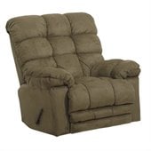 Catnapper Magnum Chaise Rocker Recliner Chair in Sage