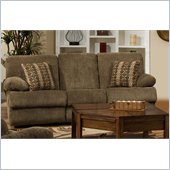 Catnapper Harbor Reclining Sofa in Tobacco and Merlot