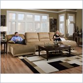 Catnapper Grandover 4 Piece Sectional Sofa in Sandstone and Ginger