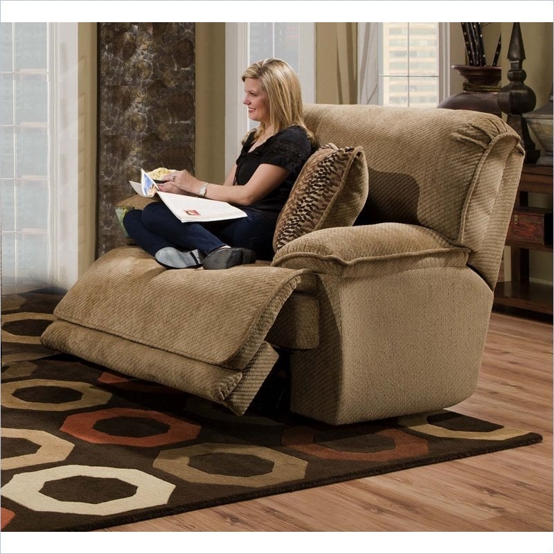 Catnapper Grandover Glider Recliner Chair in Sandstone 16206172036