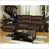 Catnapper Compass 3 Piece Sectional Sofa in Espresso