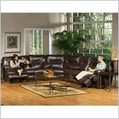 Catnapper Cortez 3 Piece Sectional Sofa in Brown