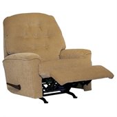 Catnapper Piper Small Scale Rocker Recliner Chair in Tan