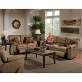 Catnapper Impulse 3 Piece Reclining Sofa Set in Cafe and Espresso