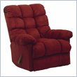 Catnapper Coopertown Oversized Chaise Rocker Recliner Chair in Merlot