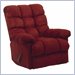Catnapper Coopertown Oversized Chaise Rocker Recliner Chair in Merlot