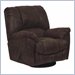 Catnapper Goliath Oversized Swivel Glider Chaise Recliner in Chocolate