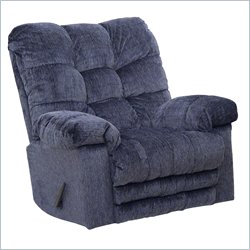 Catnapper Cloud Nine Oversized Chaise Rocker Recliner with X-TRA Comfort Ottoman