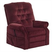 Catnapper Patriot Power Lift Full Lay-Out Oversized Recliner Chair in Vino