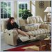 Catnapper Cuddler Dual Reclining Sofa with Selec-Table