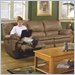 Catnapper Manhattan Dual Leather Recliner Sofa