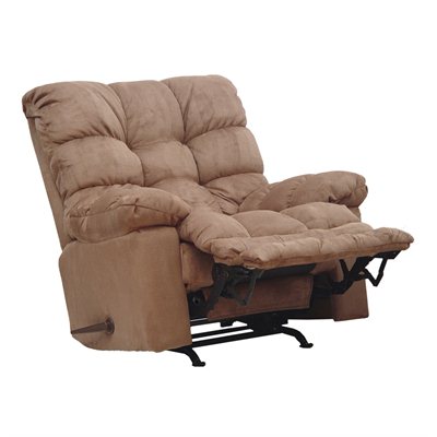 Catnapper Magnum Chaise Rocker Recliner in Saddle