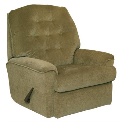Catnapper Piper Small Scale Rocker Recliner Chair in Moss