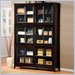 Homelegance 4 Piece Dark Cherry Barrister Bookcase Set