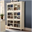 ADD TO YOUR SET: Homelegance Hanna 4 Piece Wood Barrister Bookcase Set in White