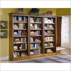 Homelegance Pompei 6 Shelf Wood Wall Bookcase in Cherry