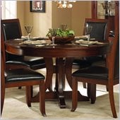 Homelegance Avalon 54 Round Pedestal Dining Table in Cherry