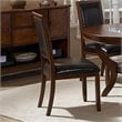 ADD TO YOUR SET: Homelegance Avalon Bi-Cast Vinyl Side Chair in Cherry (Set of 2)