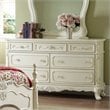 ADD TO YOUR SET: Homelegance Cinderella White Double Dresser in Ecru Finish