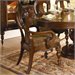 Trent Home Prenzo Arm Dining Chair in Warm Brown Finish (Set of 2)