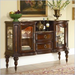 Homelegance Prenzo Server in Warm Brown Finish