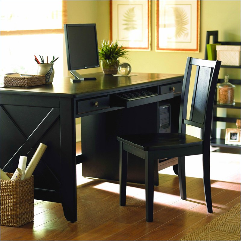 Homelegance 481BK Britanica Writing Desk KD in Black