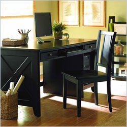 Homelegance Britanica Black Country Style Writing Desk