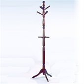 Homelegance Deluxe Cherry Standing Coat Rack with Umbrella Rack
