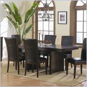 Homelegance Daisy Trestle Dining Table in Espresso Finish