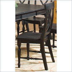 Homelegance Expedition Black Side Chair (Set of 2)