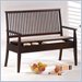 Homelegance Highlander Merlot Bench with Storage Space