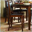 ADD TO YOUR SET: Homelegance Verona Dark Oak Counter Height Chair (Set of 2)