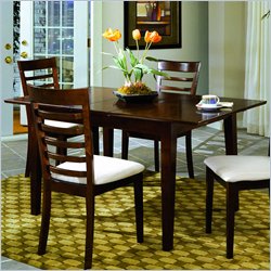 Homelegance Townhouse Merlot Dining Table with Butterfly Leaf