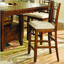 Homelegance Sophie Mission Oak Counter Height Chair (Set of 2)