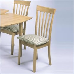 Homelegance Lisa Light Oak Side Chair (Set of 2)