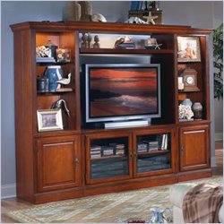 Homelegance Williamsburg Cherry 4 Piece Entertainment Center
