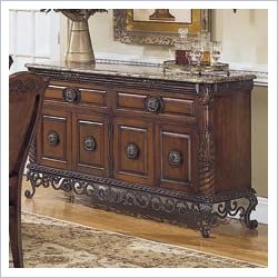 Homelegance Barcelona Warm Cherry Server