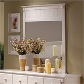 Homelegance Pottery White Mirror