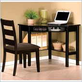 Homelegance Benton Desk and Chair Set in Black